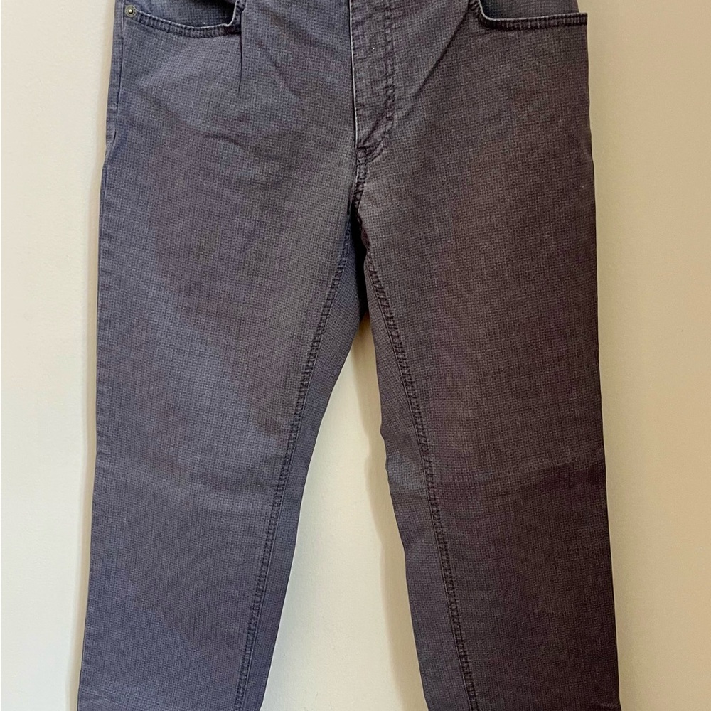 BRAX Cooper Fancy Jeans Gray Micro Pattern Regular Fit Men’s 33x32 Premium Denim